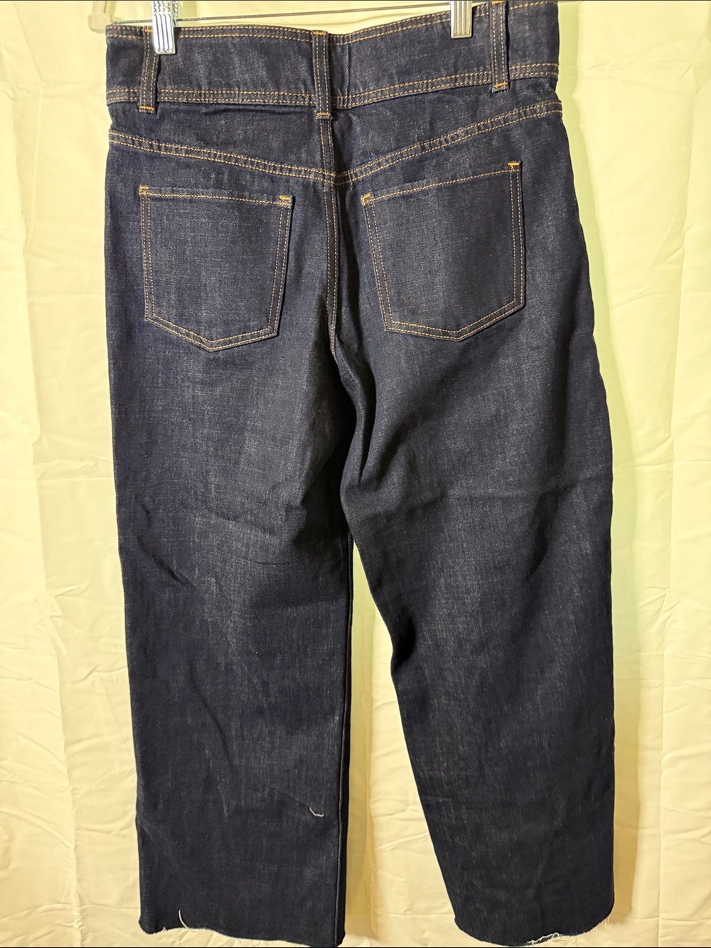 Banana Republic Dark Blue Cropped Wide-Leg Jeans - Picture 6 of 6